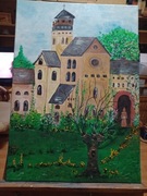 Obraz 50x70    malowany ręcznie na płótnie 