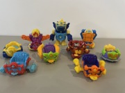 SUPER ZINGS THINGS  ZESTAW AUTKA + Power Bot+ FIGURKI EKSKLUZYWNE 