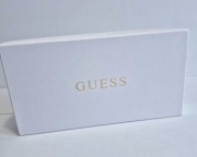 Skórzany portfel guess w pudełku paragon 