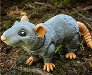 szczurek z czapką świąteczną (duży)