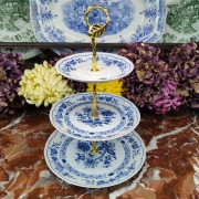 Patera / etażerka 3-poziomowa - Wzór cebulowy - Graf von Henneberg #2