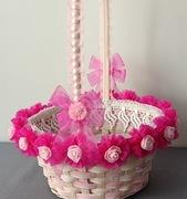 Koszyk, koszyczek wielkanocny na święconkę + serwetka 