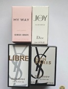 4 mini perfumy nowe