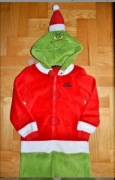 17^ The Grinch strój przebranie piżama 10/11 Lat_140/146 cm