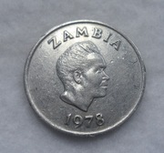 Zambia Republika 5 ngwee 1978 KM# 11 Kwiat Ipomoea corymbosa