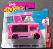 HOT WHEELS  .   BARBIE  DREAM  CAMPER      .  autko resorówka