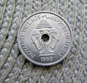 Laos 20 Centymów 1952r