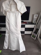 Komplet ślubny używany bolerko spódnica i gorset