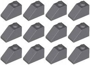 LEGO SKOS 1X2 SZARY - 2 SZTUKI 