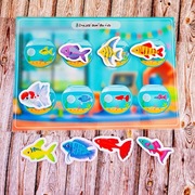 Układanka na rzepy Montessori. Zabawka edukacyjna. 