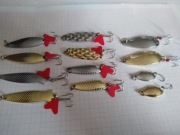 Błystki  wahadłowe - zestaw  2 szt. na szczupaki