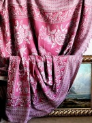 Obrus/kapa, fuksja z popielem,rozeta, .240x185cm.OKAZJA!!!