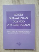 Książka wzory sprawozdań dla NGO z komentarzem