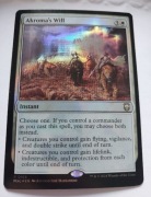 MTG Akroma's Will *EXTRA* *RIPPLE FOIL*