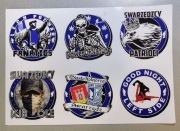 Vlepki arkusz, Lech Poznań, sekcja Swarzędz + gratisy 