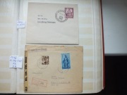 2szt. koperta znaczki Niemcy 1940r. Rzesza Gapa Strefa Okupacyjna ZONE