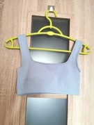 Jasno niebieski top ZARA na ramiączkach rozmiar S