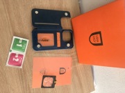 Etui Case Pokrowiec Plecki Skóra Portfel Na Karty Do Iphone 16 Szkło