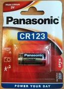 Bateria Panasonic 3V Litowa CR123A FOTO termin ważności do 2031r
