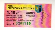Czechowice-Dziedzice - bilet PKM 1,10 zł + rekl.