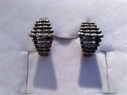 Kolczyki srebro 925 6,2g sztyft vintage 