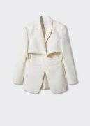 Żakiet/ marynarka Mango M, ekri