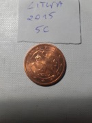 5 centów  Litwa  2015