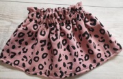SPÓDNICZKA dla dziewczynki HANDMADE panterka  74 