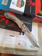 Nóż składany Microtech Marfione Select Amphibian tytan.
