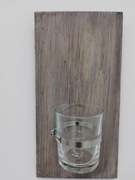 Ozdoba drewno-szkło