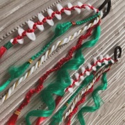 Zestaw warkoczyków dla dzieci/ozdoba do włosów 