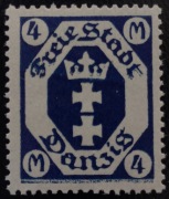 Znaczek Gdansk czysty