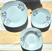 SUPER TALERZE! 18 elementów, zestaw obiadowy dla 6 osób