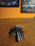 Klucze imbusowe topex 9 sztuk zestaw