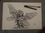  Rysunek: wróżka, cienk. - blok tech. A3, 250 g/m2