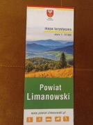 Powiat Limanowski mapa 