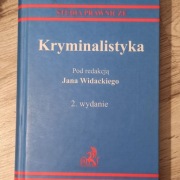 Kryminalistyka pod redakcją Jana Widackiego 2.wyd