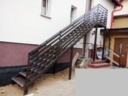 Schody stalowe-wewnętrzne-zewnętrzne-konstrukcje