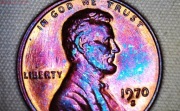 LINCOLN  CENT--1970-S--KOLOR--USA