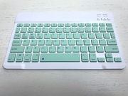 Miętowa klawiatura bezprzewodowa do laptopa, telefonu, tabletu USB-c