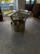 Daszek kominowy nierdzewny na rurę 140