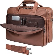 Torba na laptopa do 17", torba na ramię, teczka biznesowa skóra ekologiczna