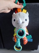 Bright starts nosorożec grzechotka do wózka 