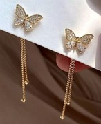 Kolczyki motyle nowe