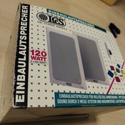 Głośniki do zabudowy ścienne sufitowe 2x60W