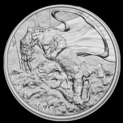 KOMSCO Zi-Sin CANIS 2018 1oz uncja-srebrna moneta 