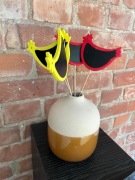 Tabliczki info do roślin, ogród, Kurki , 4szt