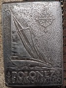 Krzysztof Baranowski. Jacht Polonez-Plakieta na desce .Polecam 