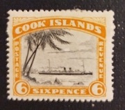 Kol.ang. COOK ISLANDS: 1944/46r. Mi 66 *.