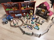 Playmobil country zestaw farma kucyków, traktor i składany dom